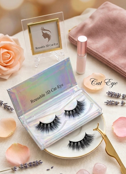 3D Premium Faux Mink Lashes –Cat-Eye Edition